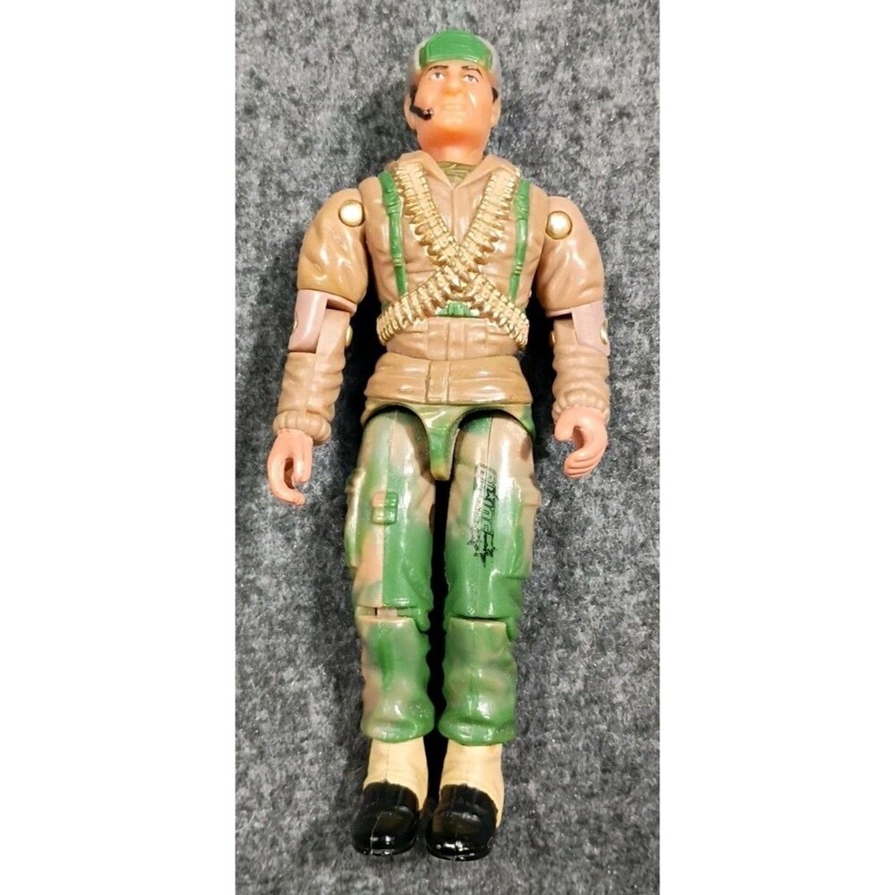 Vintage 2002 GI Joe Big Ben SAS Trooper Green Uniform 3.75 Inch Loose Figure